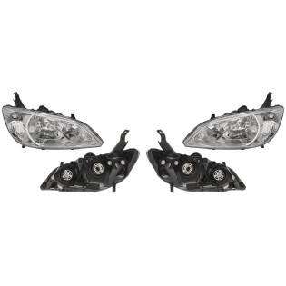 Фары Хонда Цивик Honda Civic 7 (2003-2006) комплект 2 штуки левая и правая TYC высокое качество