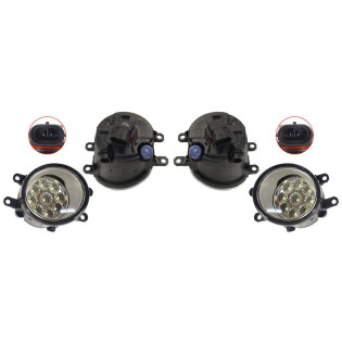 Фары противотуманные Тойота Аурис Toyota Auris E150 (2006-2009) комплект 2 штуки левая и правая SAT высокое качество