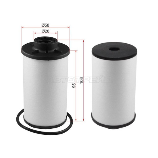 Фильтр АКПП AUDI A3/S3 04-13/Q3 12-15/TT 03-10/VW GOLF/JETTA 05-15/PASSAT/TIGUAN 06-15 SAT
