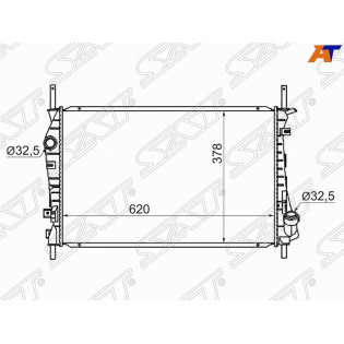 Радиатор FORD MONDEO 2.0D/2.2D 01-06 SAT