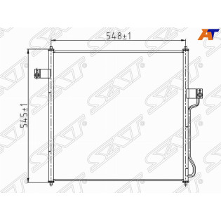 Радиатор кондиционера FORD EXPLORER 03-10 SAT