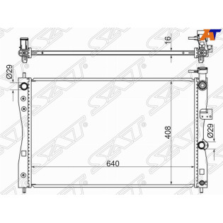 Радиатор MITSUBISHI COLT Z3 04-11 EUR SAT