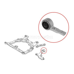 Сайлентблок переднего рычага задний NISSAN TEANA 03-08/MURANO 02-07/PRESAGE 03-09 SAT