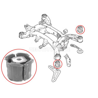 Сайлентблок заднего подрамника BMW X5 E70 06-13/F15 12-/X6 E71/E72 07-14/F 16 13- SAT