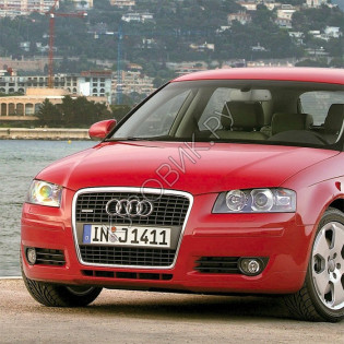 Бампер передний в цвет кузова Audi A3 8P (2008-2011) рестайлинг