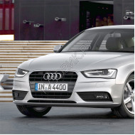 Бампер передний в цвет кузова Audi A4 B8 (2011-2015) рестайлинг с омывателем и парктроником