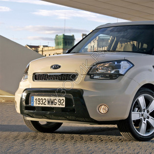 Бампер передний в цвет кузова Kia Soul 1 (2008-2011) дорестайлинг