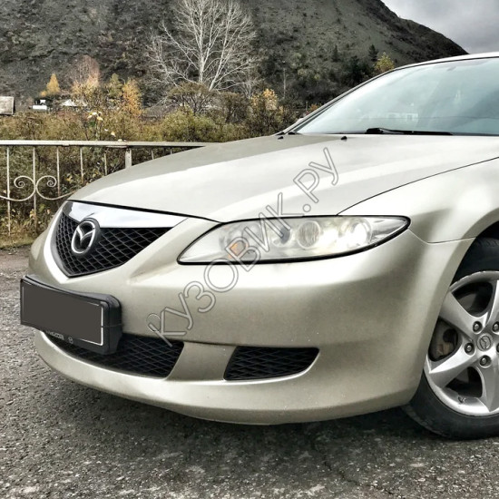 Бампер передний в цвет кузова Mazda 6 GG (2002-2005) Бампер передний в цвет кузова Mazda 6 GG (2002-2005)
