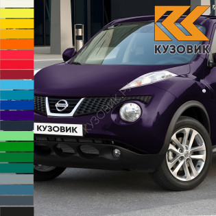 Бампер передний в цвет кузова Nissan Juke (2010-2014) с отверстием под крюк